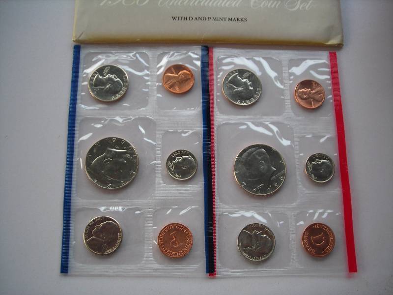1986 US Unc Coin Set