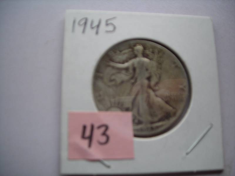 1945 Walking Liberty Half