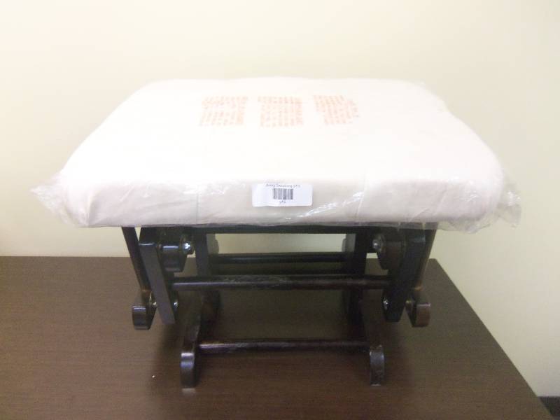 Ivory Glider Ottoman