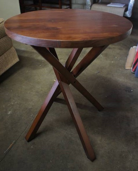 American Walnut Criss-Cross Table