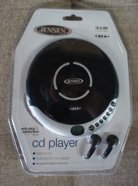 Jensen CD Player with Headphones