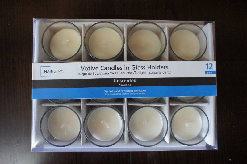 Mainstays Votive Candles In-glass Holder