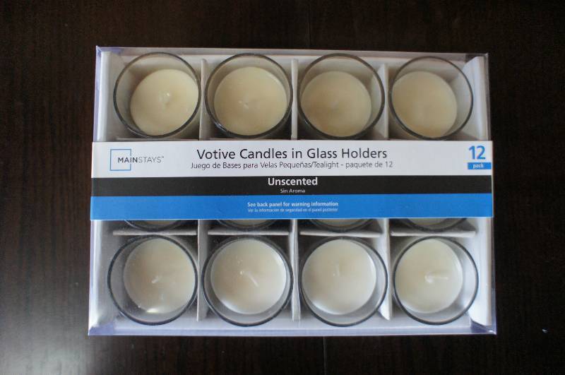 Mainstays Votive Candles In-glass Holder
