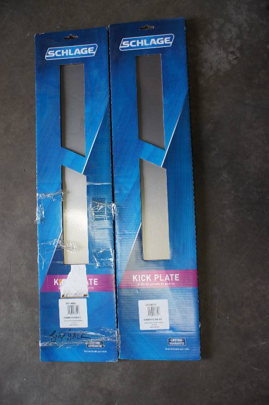 Set of 2 Schlage Kick Plate