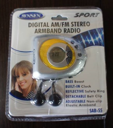 Jensen Digital AMFM Armband Radio