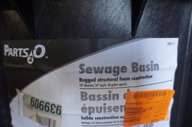 Sewage Basin 18 Diameter wlid kit