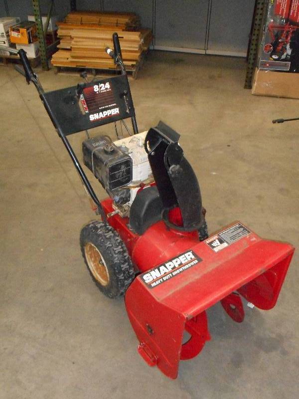 Snapper 8/24 Two-Stage Snowblower, ... | Loretto Equipment #264 | K-BID