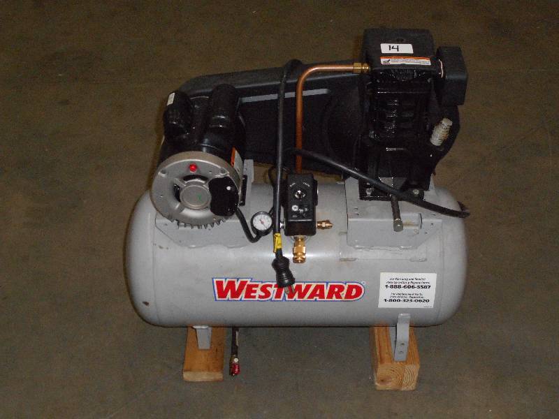 lot 14 image: Westward 13-Gallon 125PSI 120Volt A...
