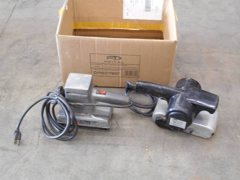 lot 73 image: (1) PowerKraft Finish Sander & (1) ...