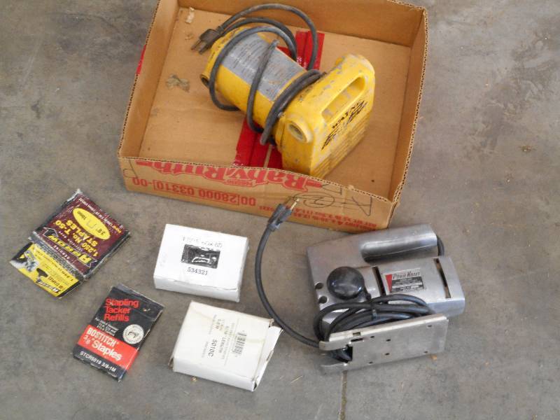 lot 79 image: Box Of PowerKraft Jig-Saw, Nails &...