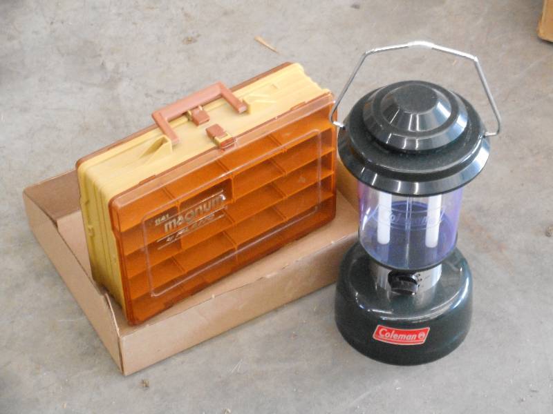 lot 80 image: (1) Coleman Camp Lantern & (1) Plan...