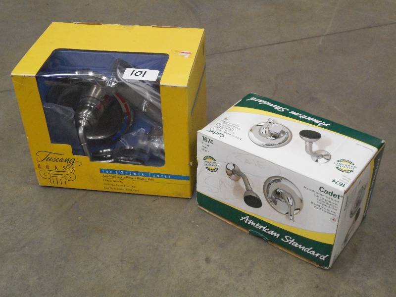 lot 101 image: (1) TubShower Faucet Set & (1) Sho...