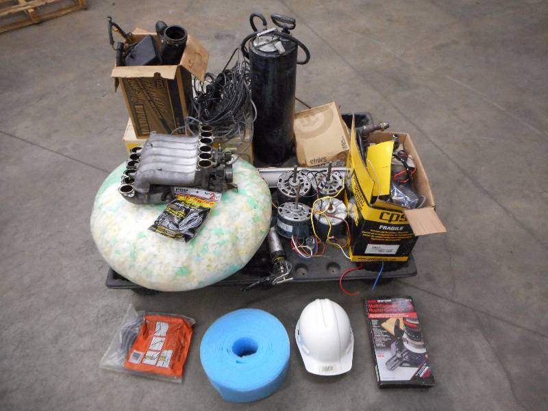 lot 108 image: Lot Of Misc Auto Parts, Electric M...