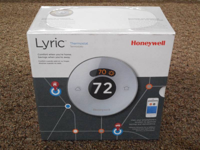 lot 118 image: New Honeywell Lyric Smart Thermosta...