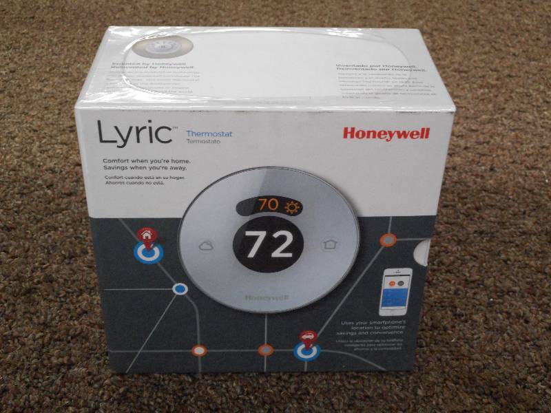 lot 119 image: New Honeywell Lyric Smart Thermosta...