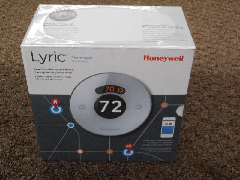 lot 120 image: New Honeywell Lyric Smart Thermosta...