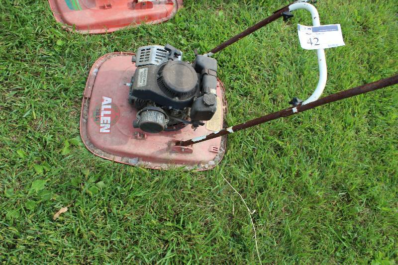 lot 42 image: Allen Flymo Hovering Mower Model 218 S I Frozen.