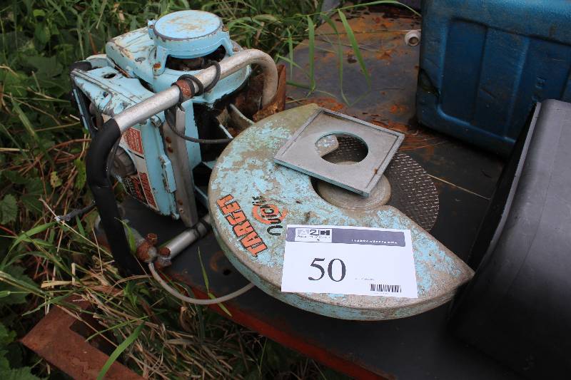 lot 50 image: Target Quickie Masonry Metal Concrete Sawing Saw Untested.