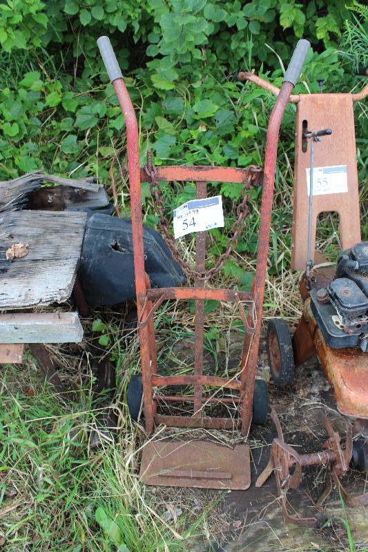 lot 54 image: Metal Dolly wWheels 19 x 14 x 48.