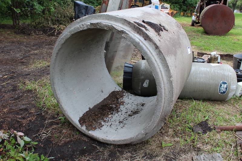 lot 72 image: Cement Culvert 60 Diameter x 52 Height.