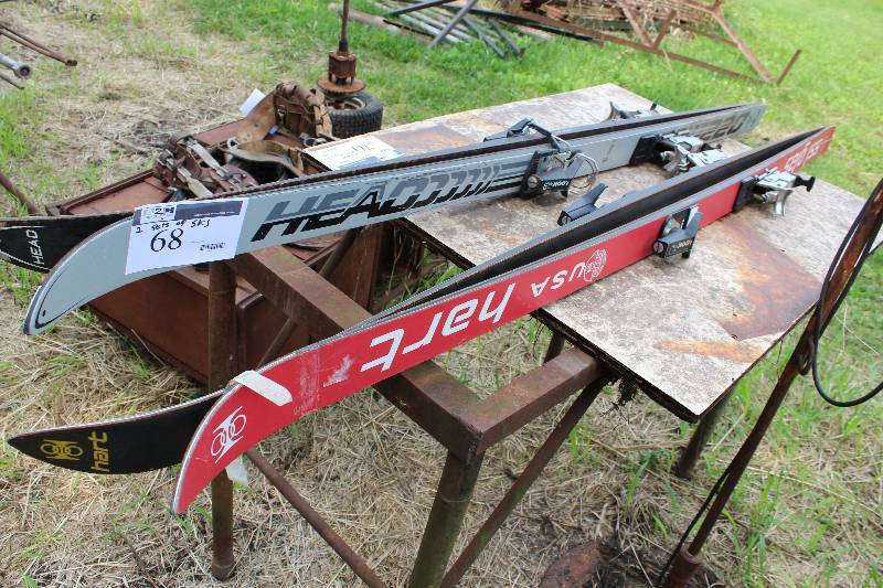 lot 68 image: Lot of (2) Sets Of Skis Hart & Head Brand.
