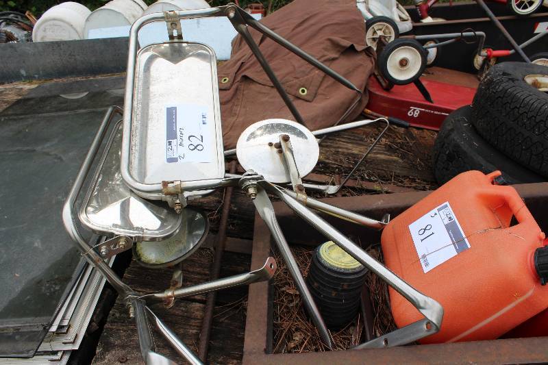 lot 82 image: Lot of (2) Automotive Mirrors Does Not Include Any Other Contents.