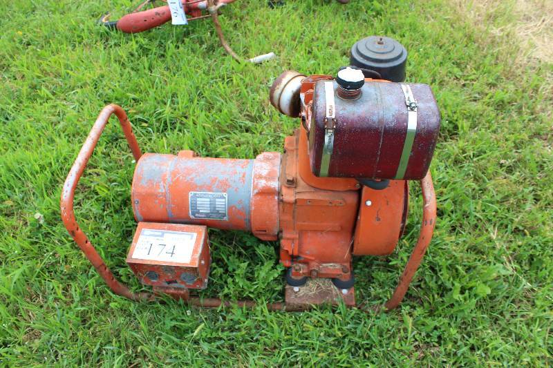 lot 174 image: Wisconsin Heavy-Duty Air-Cooled Engine Spec No. 311055 Serial 5197803 Was Operating, Needs New Fluids.