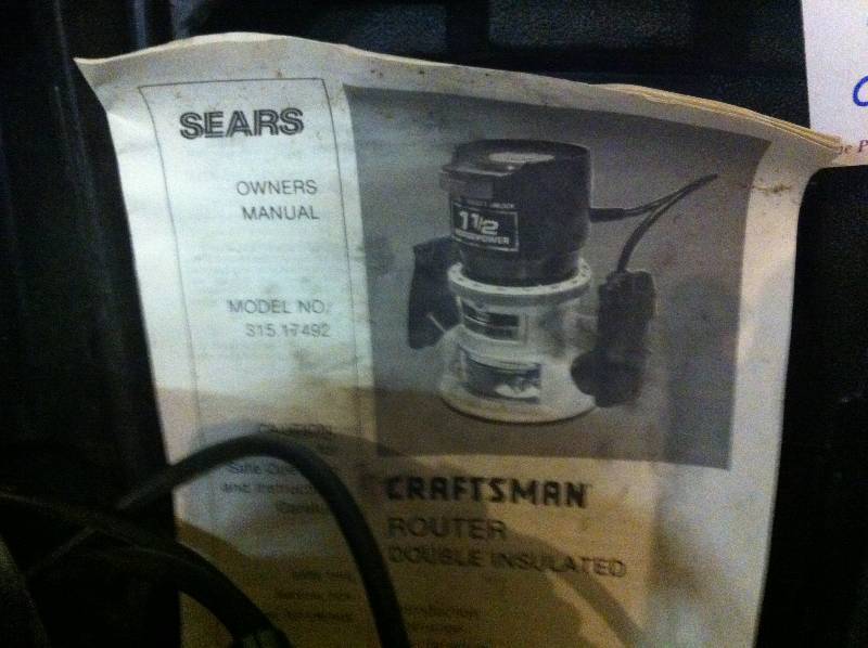 Craftsman Router