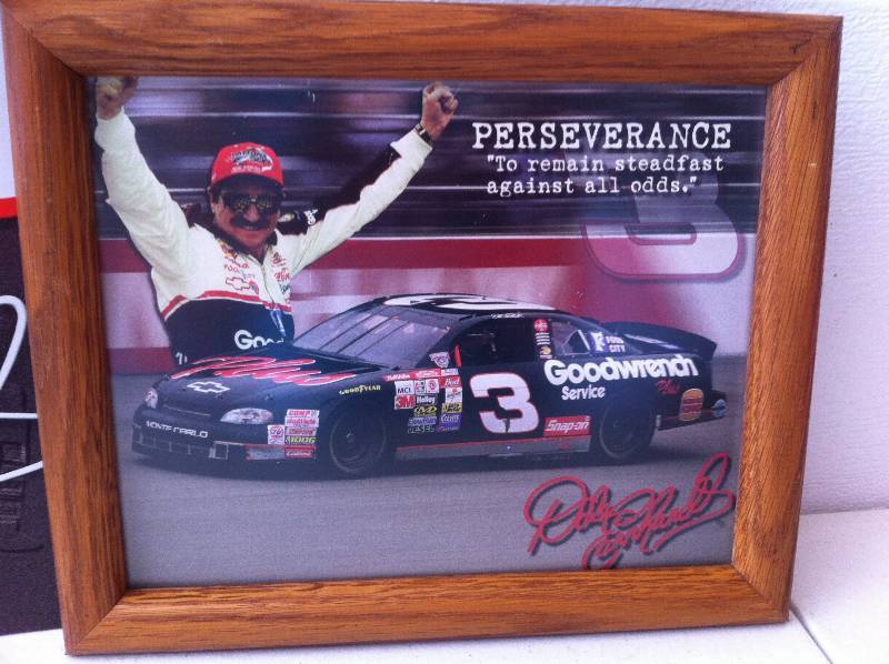 Metal Dale Sign & Oak Framed Dale Print