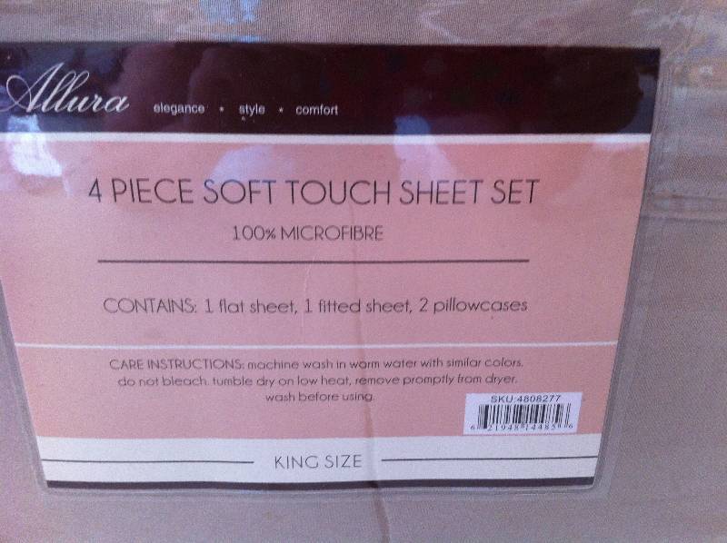 King Size Micro Fiber Sheets