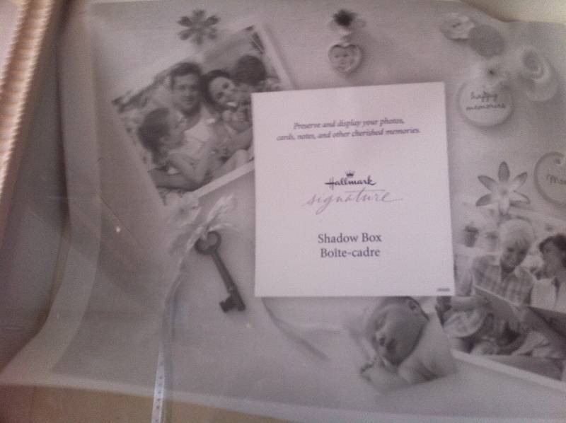 Hallmark Shadow Box & Tray