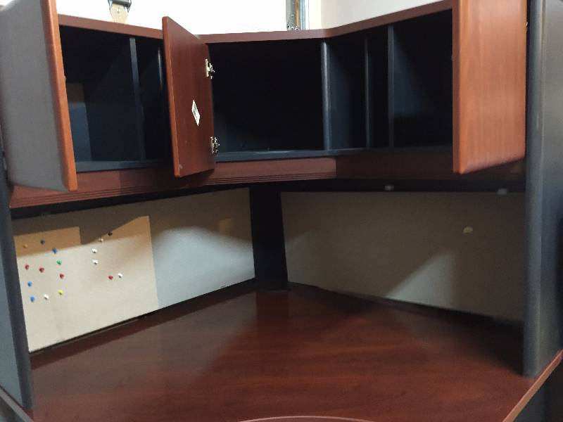 DESK AND CREDENZA