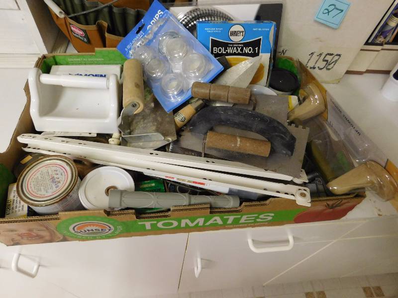 lot 40 image: large lot of contractor, plumbing handyman supplies