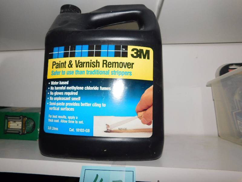 lot 47 image: one gallon of paint and varnish remover