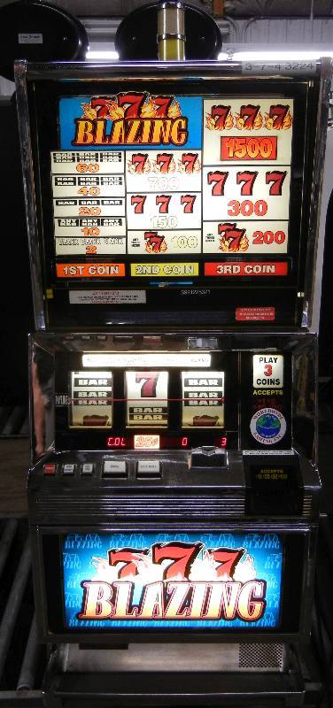 blazing 777 slot machine