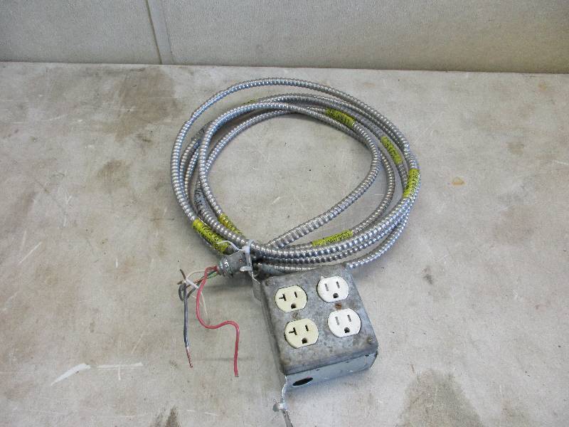 lot 65 image: Cord with outlet box