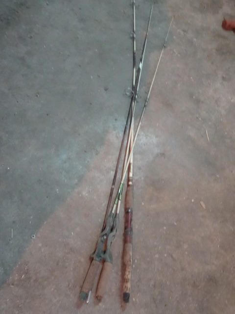 Vintage Fishing Poles