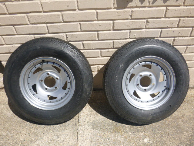 2 Nanco Trailer Tires