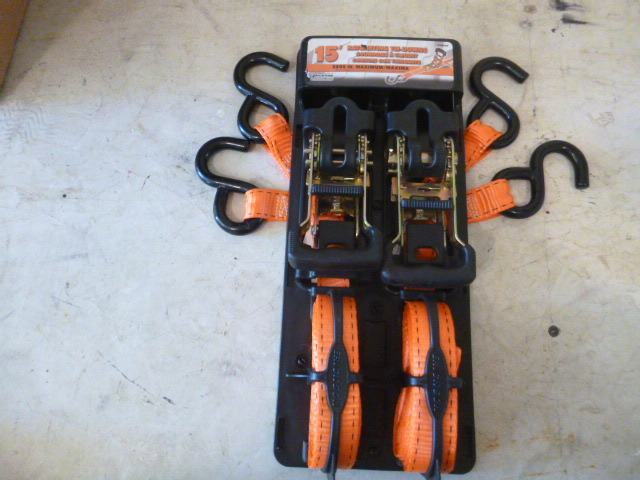 Erickson Ratchet Tie Down with J Hooks