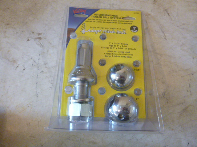 Valley Interchangeable Trailer Ball System