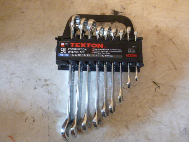 Tekton 9 Piece Combination Wrench Set