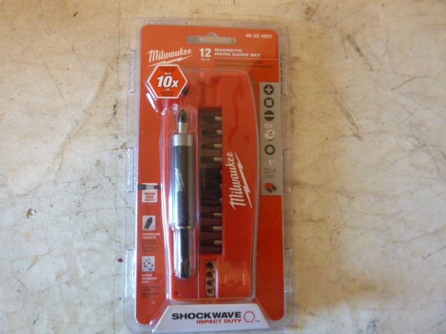 Milwaukee 12 Piece Magnet Driver Guide Set