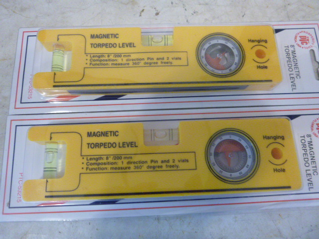 2 PTC Magnet Torpedo Levels