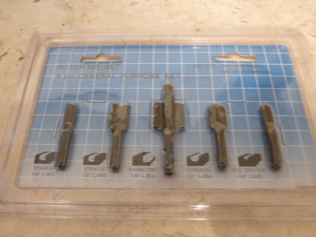 5 Piece Router Bit Set