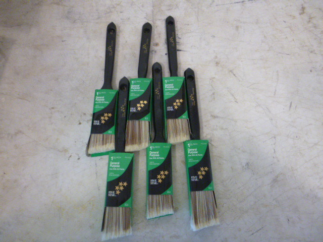 6 Five Star General Purpose Brushes
