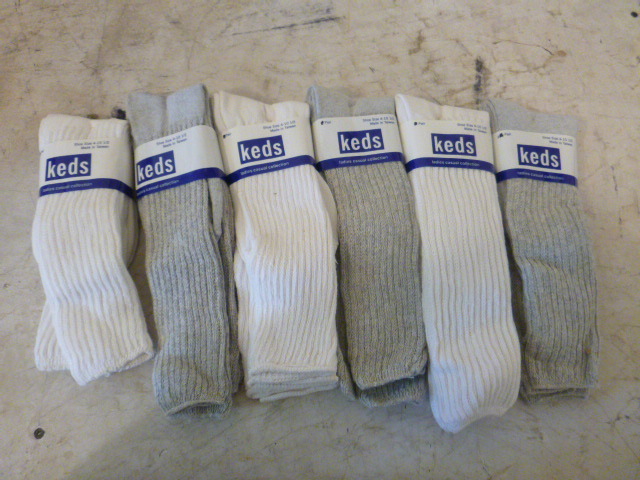 6 Pair of Keds Socks