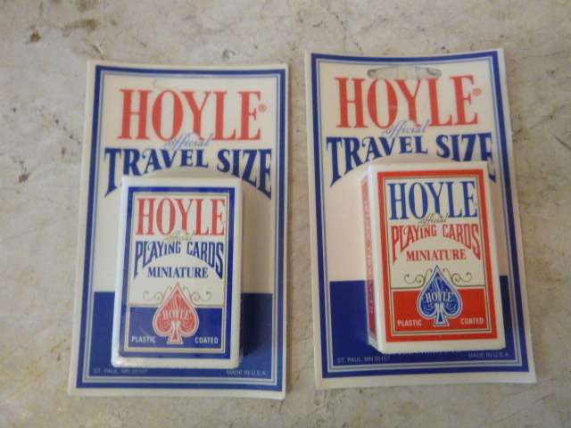 2 Decks of Hoyle Travel Size Playing Cards