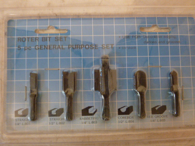 5 Piece Router Bit Set