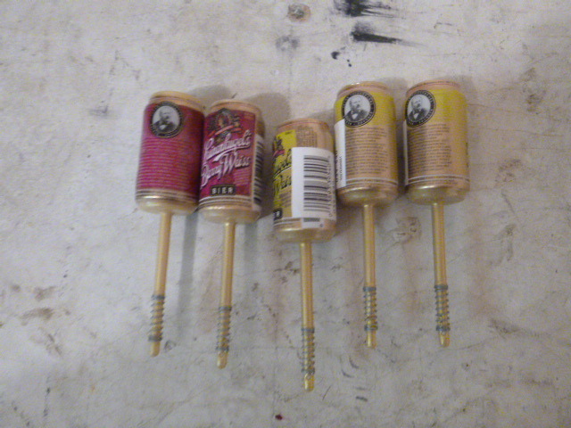 5 Beer Can Bobbers