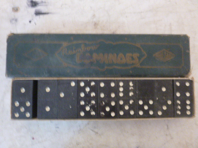 Vintage Rainbow Dominoes